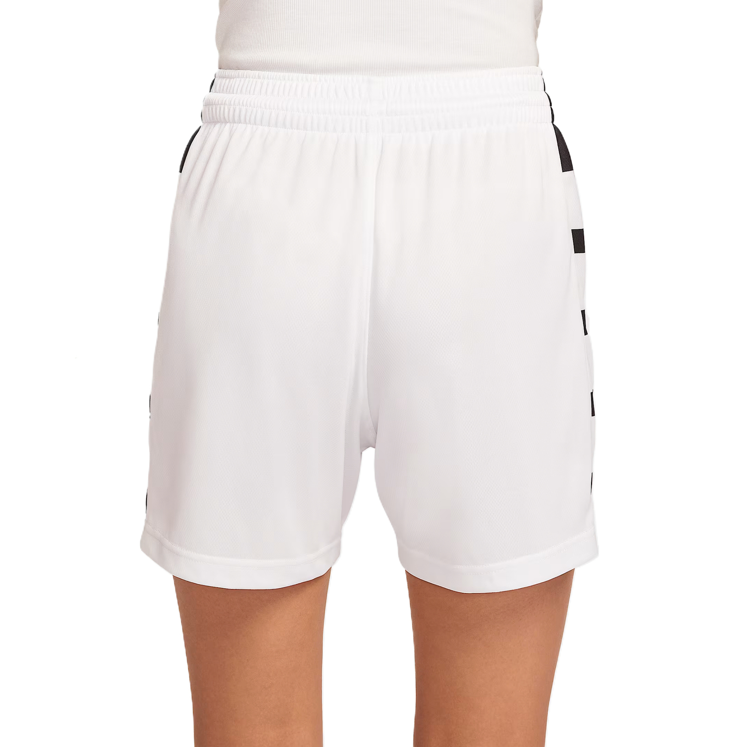 Nike Женские спортивные шорты Dri Fit белые черные — фото 3