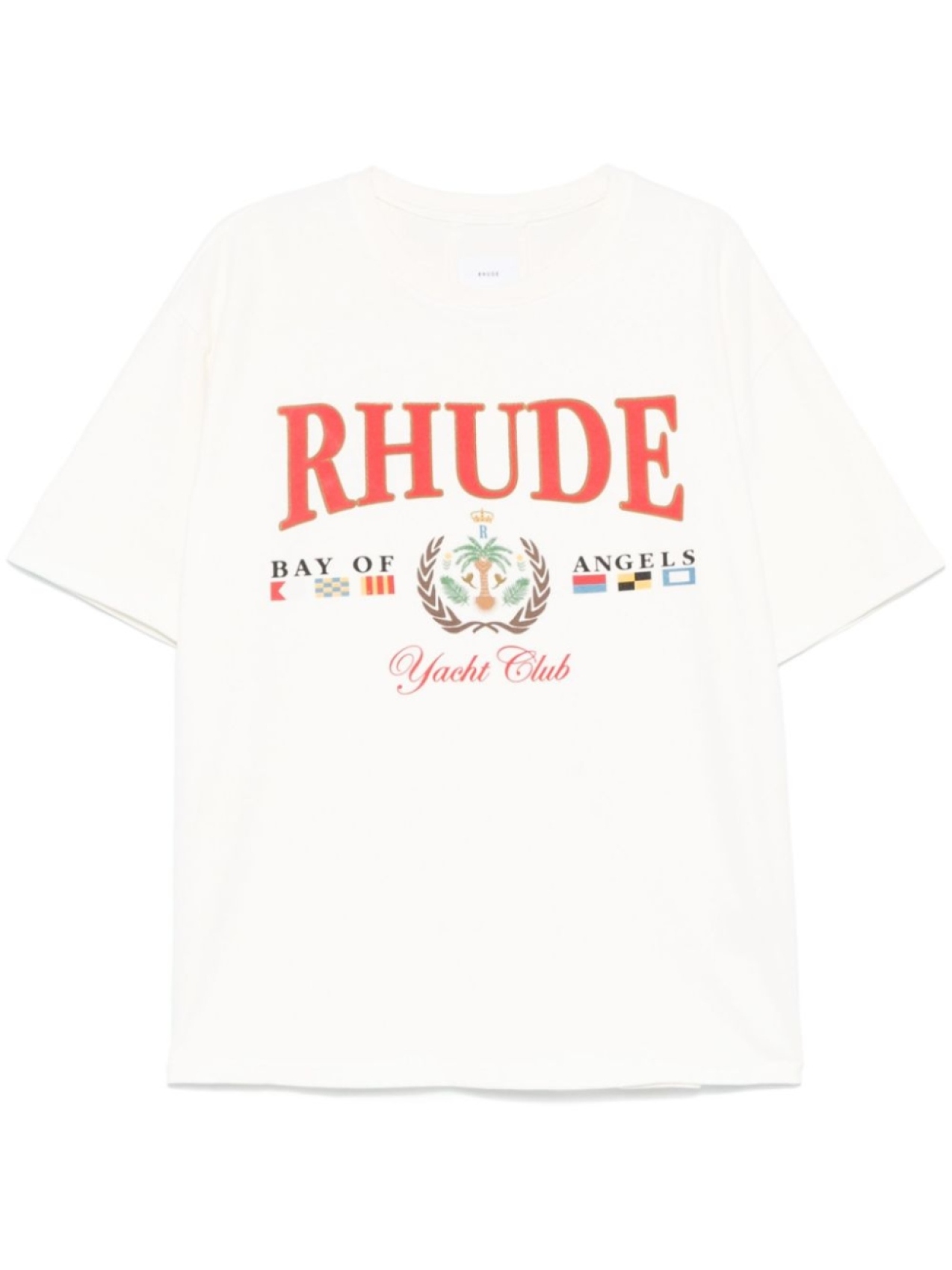 

RHUDE футболка с графичным принтом, белый