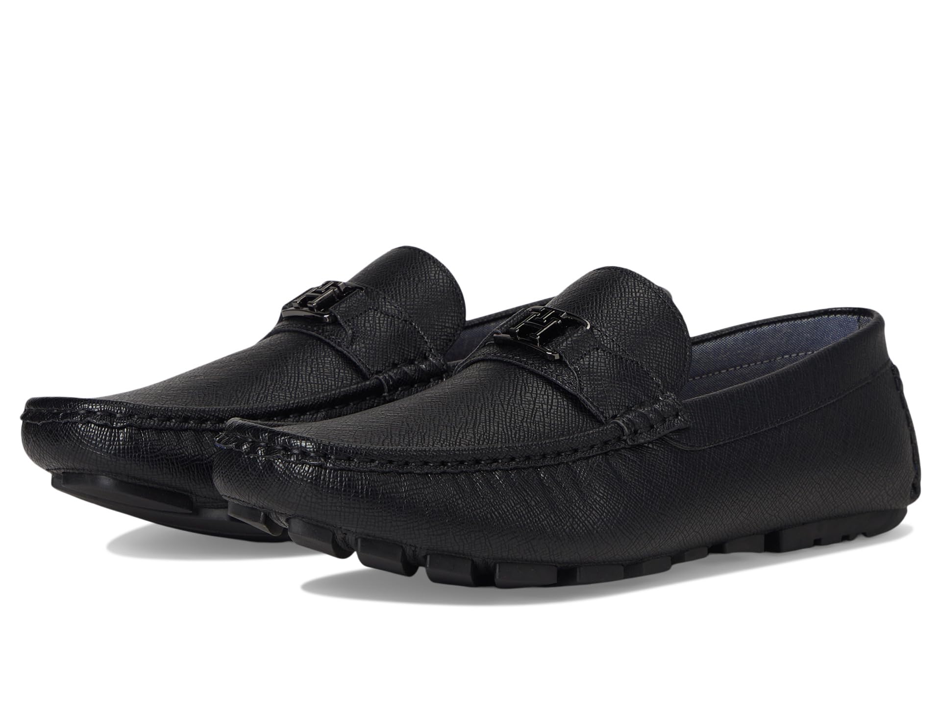 

Лоферы Tommy Hilfiger Attle, цвет Black Saffiano Texture