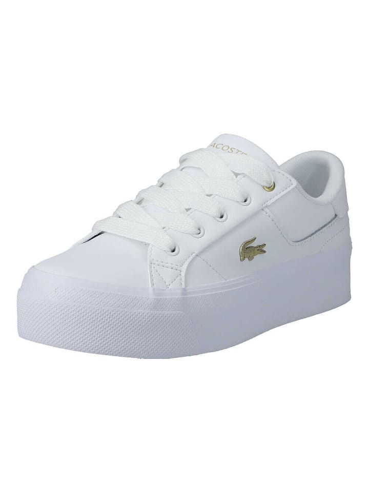 

Низкие кроссовки Lacoste Ziane Platform, цвет white/gold