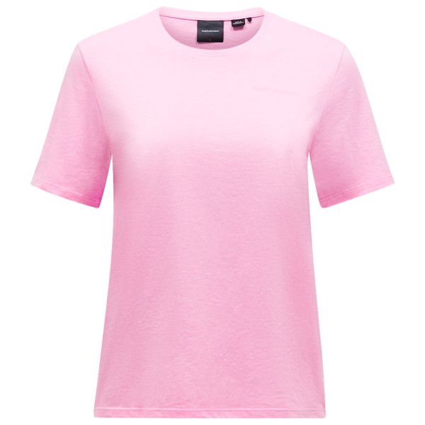 

Женская футболка с логотипом explore - функциональная рубашка Peak Performance, Morning Dew