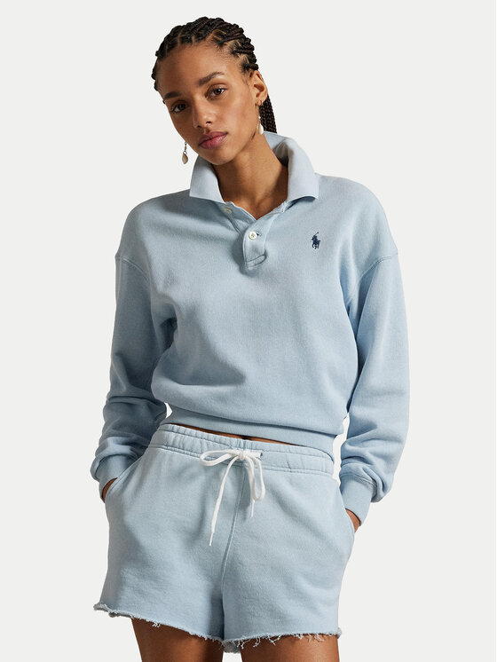 

Свободный крой толстовки 211965097003 Polo Ralph Lauren, голубой