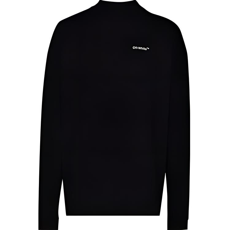 

Футболка мужская Off-White с длинным рукавом, черный