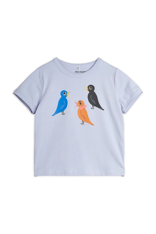 

Детская футболка Birds Mini Rodini, фиолетовый