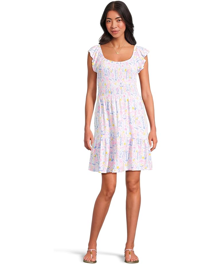 

Платье Lilly Pulitzer Jilly Smocked Dress, цвет Multi Summer Serenade