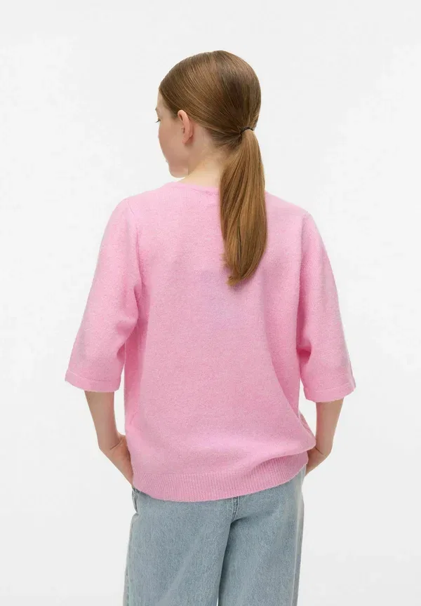 Кардиган вязаный Vmdoffy knit cardigan Vero Moda Girl, бонбон — фото 2