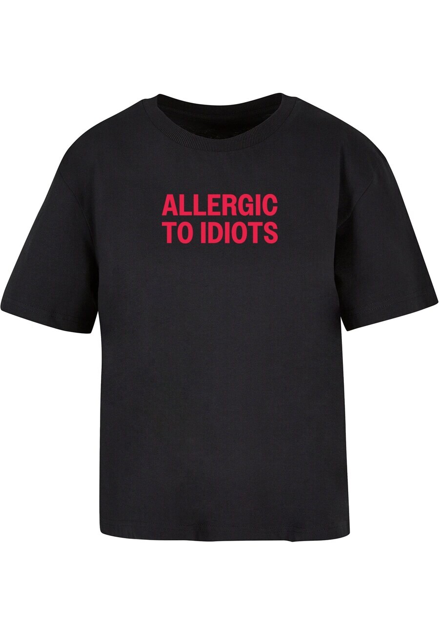 

Футболка Miss Tee Shirt Allergic To Idiots, черный