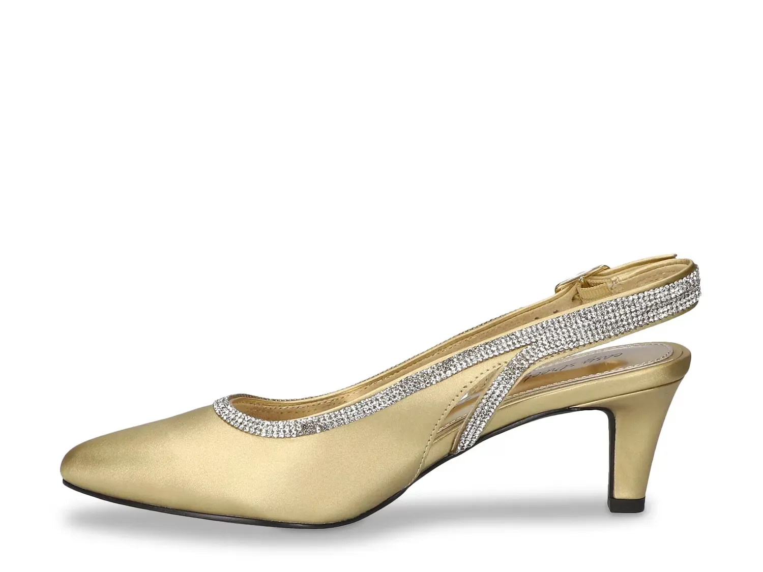 Блестящие туфли-лодочки Rhinestone Туфли Easy Street, Gold — фото 3
