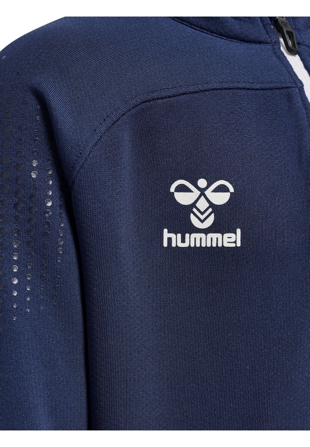 Толстовка Hmllead Half Zip Hummel, цвет marine — фото 4