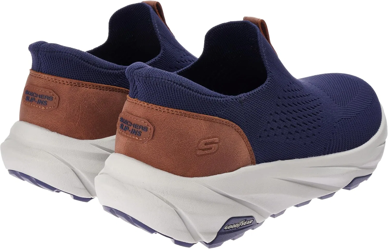 Мужские кроссовки Skechers Conner-Milton Pull On, Nvy Navy — фото 4
