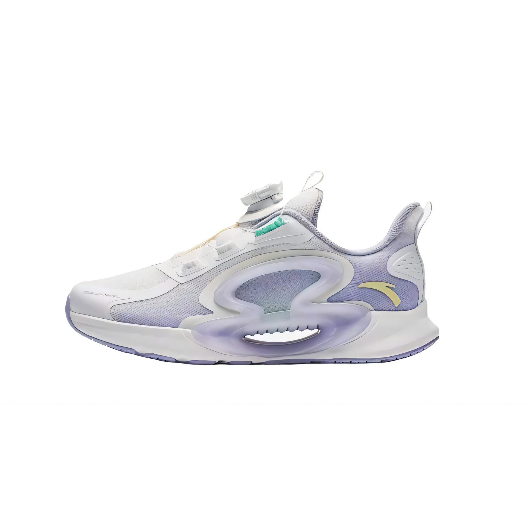 

Antakids Скользостойкие амортизирующие износостойкие дышащие низкие детские кроссовки для бега White/Light Purple Kids'