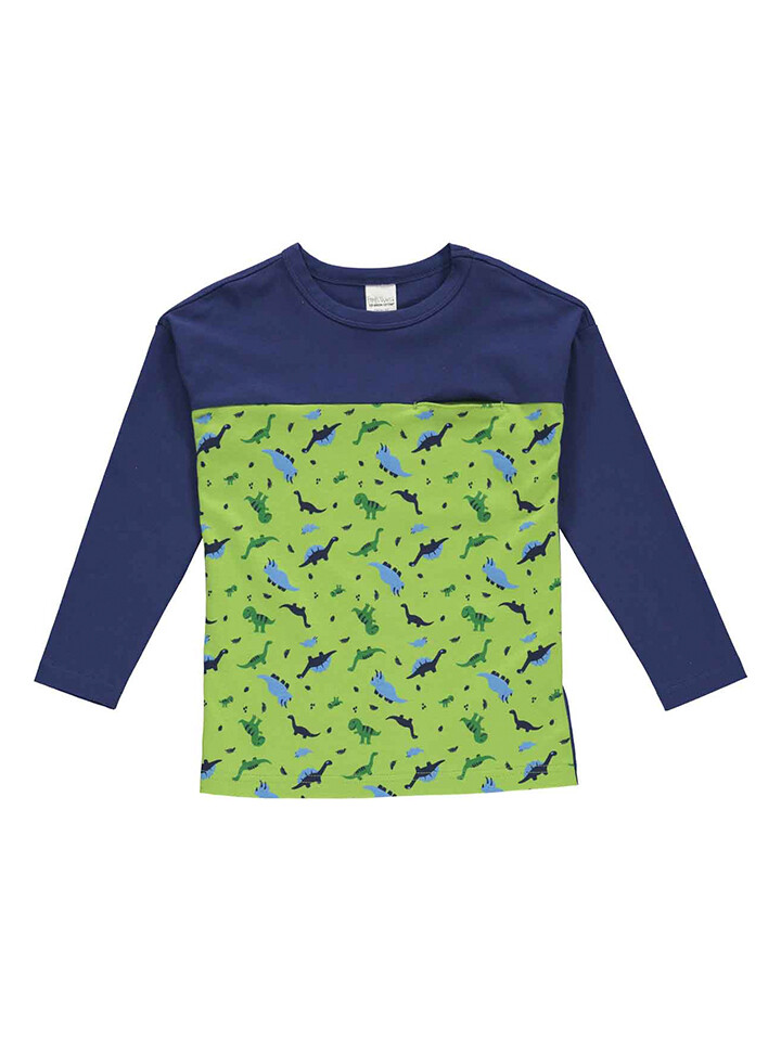 

Лонгслив Fred´s World by GREEN COTTON Dinosaur, темно синий