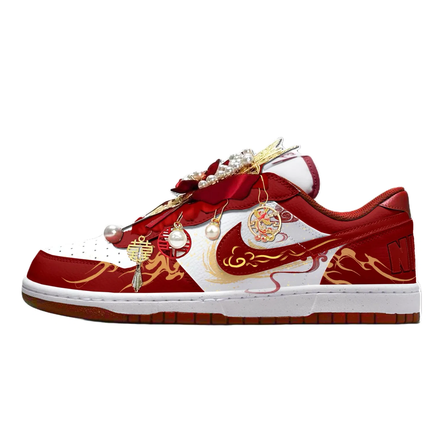 Кеды Nike Big Red Beauty Dancing Phoenix Red Gold