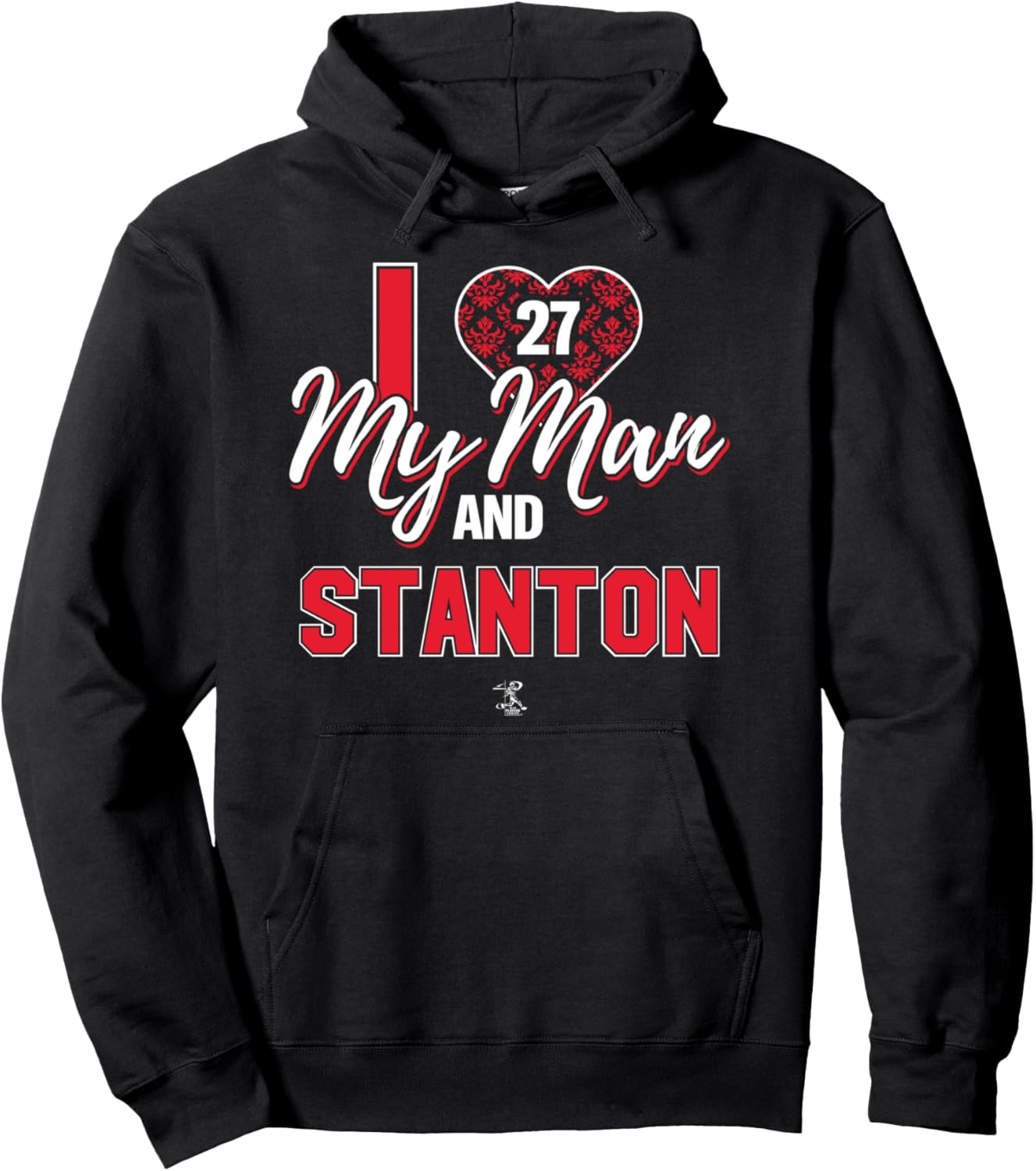 

Худи Giancarlo Stanton I love My Man Gameday, черное (black 19-3911tcx) Ballpark Mvp