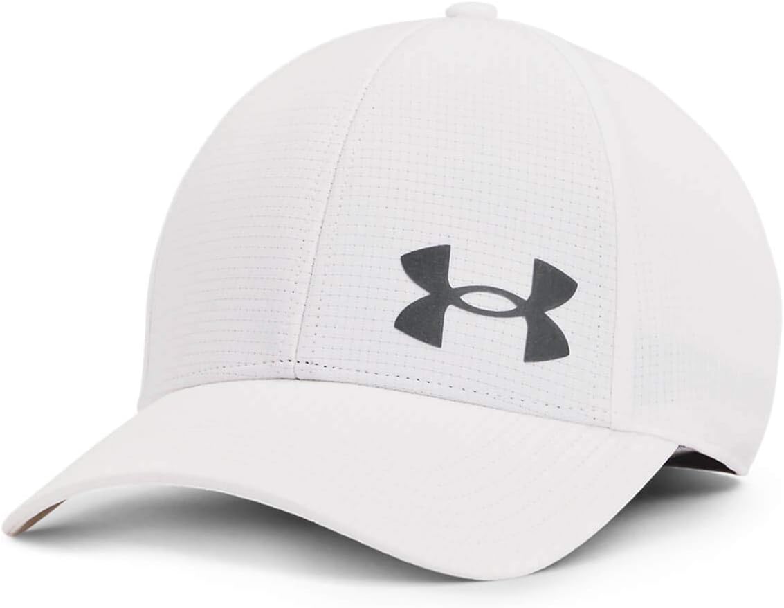 

Under Armour мужская Iso-chill ArmourVent облегающая бейсболка, White (100)/Pitch Gray