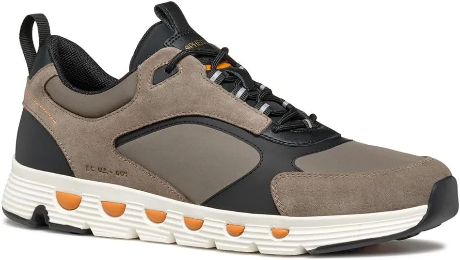 Мужские кроссовки Geox Low U Spherica Ecub-4 A, цвет Dove Grey Black U46hra0fu22c1381, размер 43 EU — фото 2