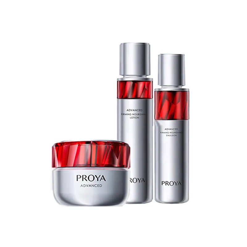 PROYA Набор для ухода за кожей Rubies Water Essence Cream 2.0, Three-Piece Set: Ruby Water 120ml+Lotion 120ml+Moisturizing Cream 50g
