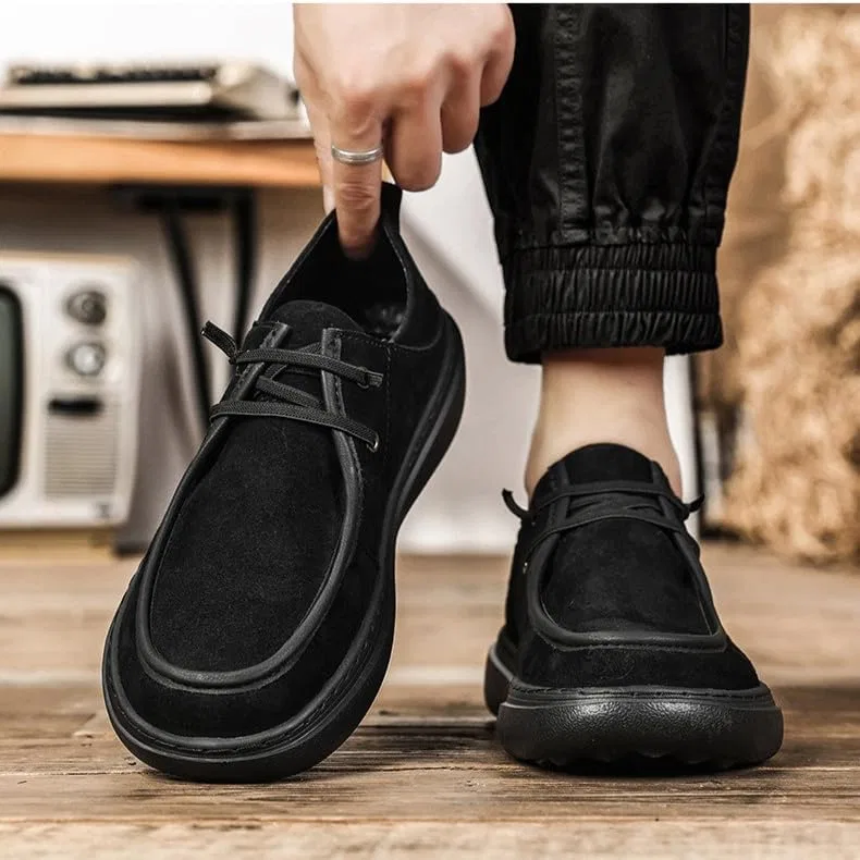 Мокасины мужские Ultra Lightweight, Foam Cushioned Footbed, Moc Toe Design, черные Cibenf — фото 3