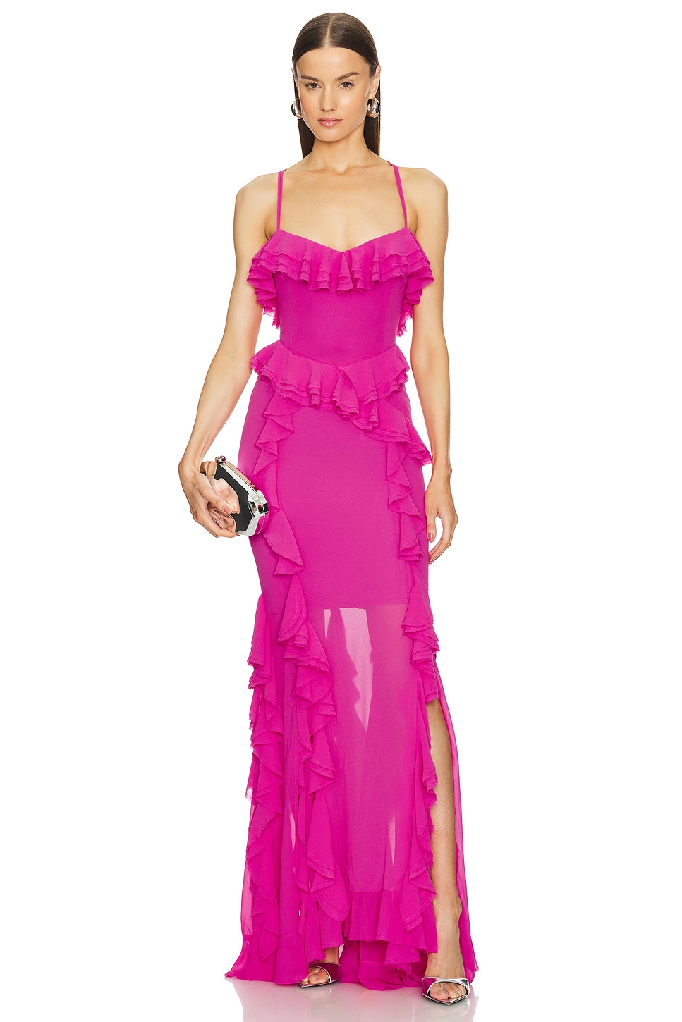 

Платье x revolve azalea Michael Costello, розовый