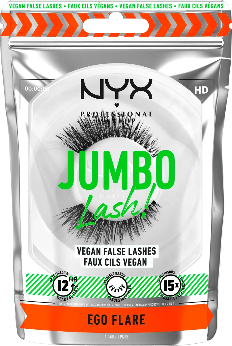 

Ресницы искусственные Jumbo 04 Ego Flare (1 пара) 2 шт. NYX PROFESSIONAL MAKEUP