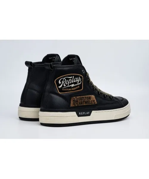 Мужские кроссовки REPLAY Custom Patch High-Cut — фото 2