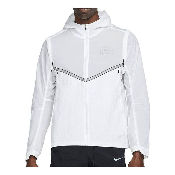 

Куртка Nike Solid Color Woven Water Repellent Sports Hooded Jacket White, мультиколор