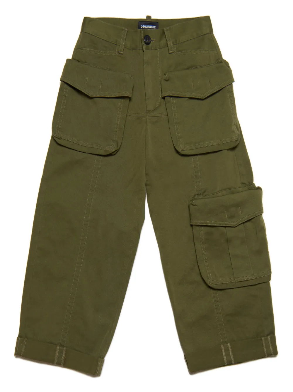 

Брюки с нашивкой-логотипом DSQUARED2 KIDS, зеленый