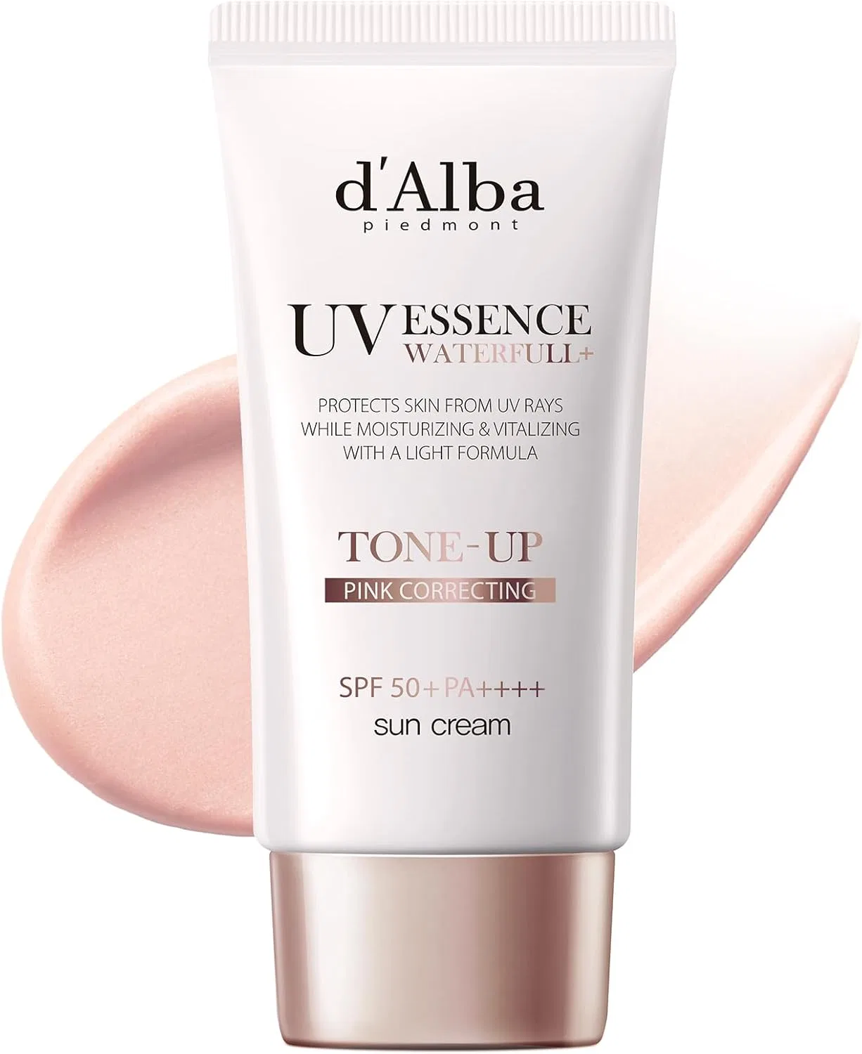 Крем для лица SPF D'ALBA PIEDMONT Солнцезащитный тональный Pink Tone Up Sun Cream розовый