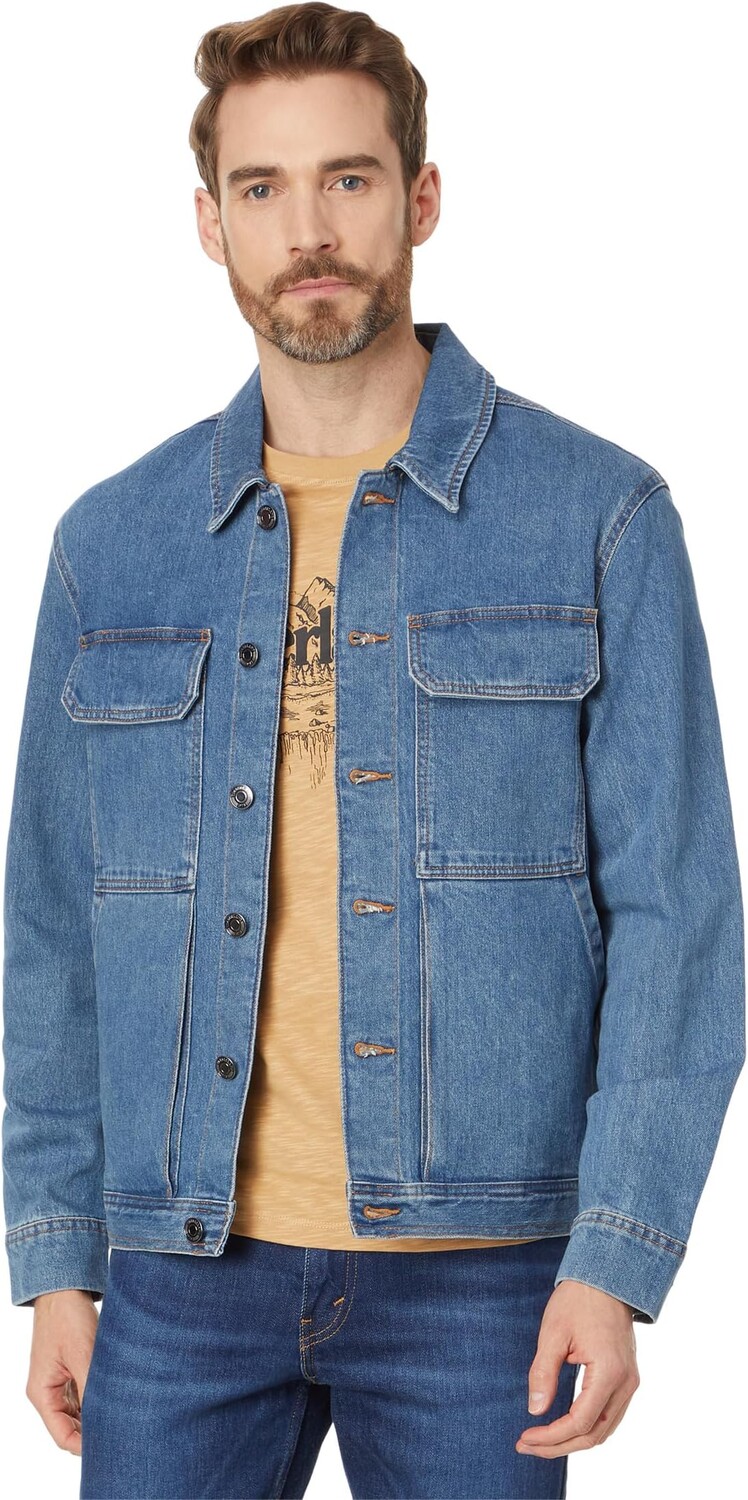 

Куртка Timberland Refibra Denim Trucker Jacket, цвет Original Indigo