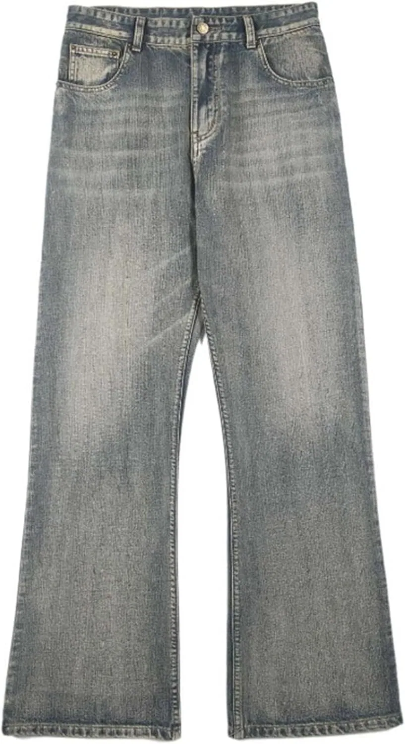 Джинсы винтажные Slim Fit, Винтажный синий — фото 3