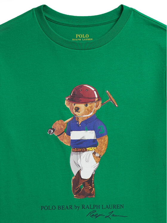 Футболка regular fit 323A96607001 Polo Ralph Lauren, зеленый — фото 3