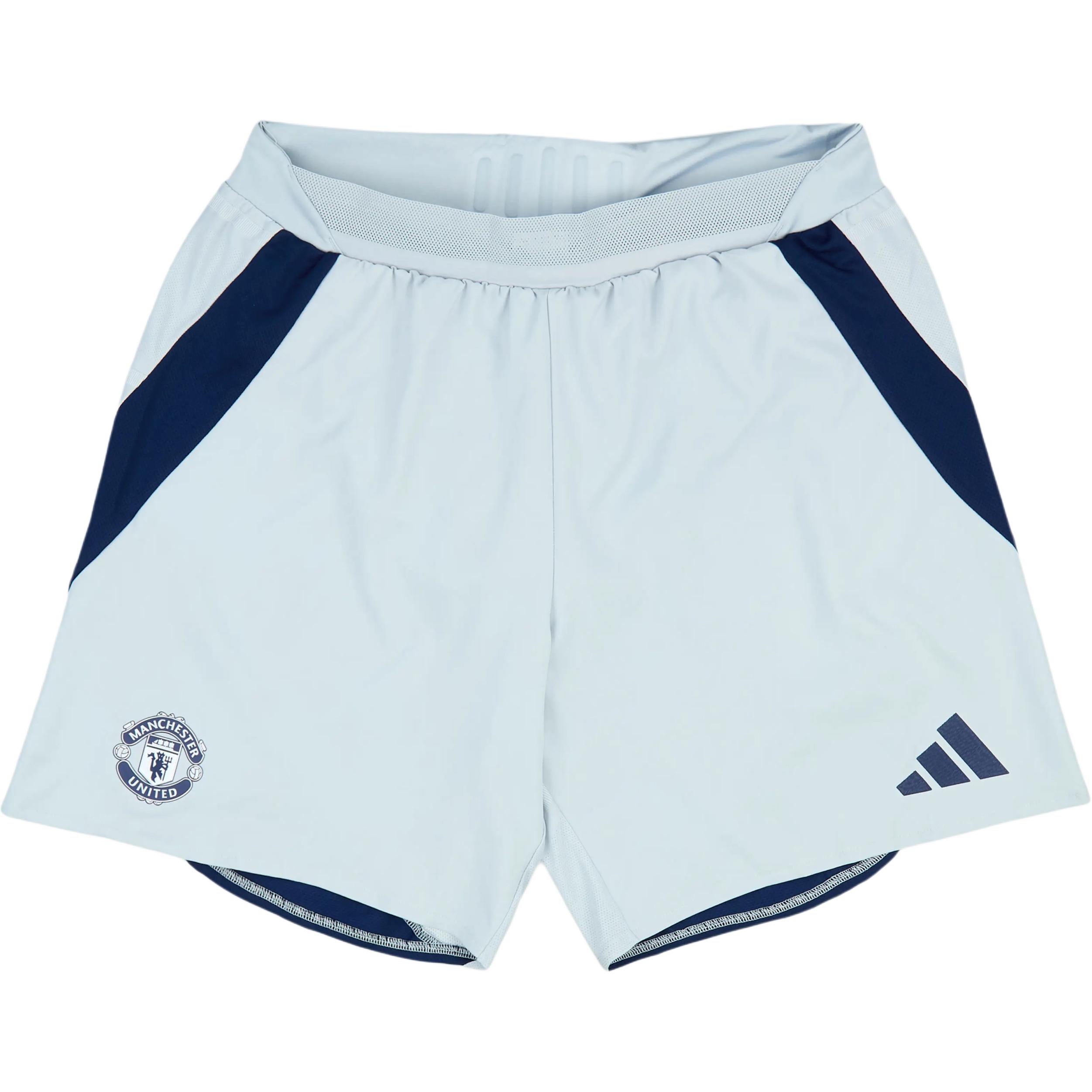 

Футболка Manchester United 2024 25 Authentic Away Shorts Soccer Bottom Unisex Adidas, светло-голубой