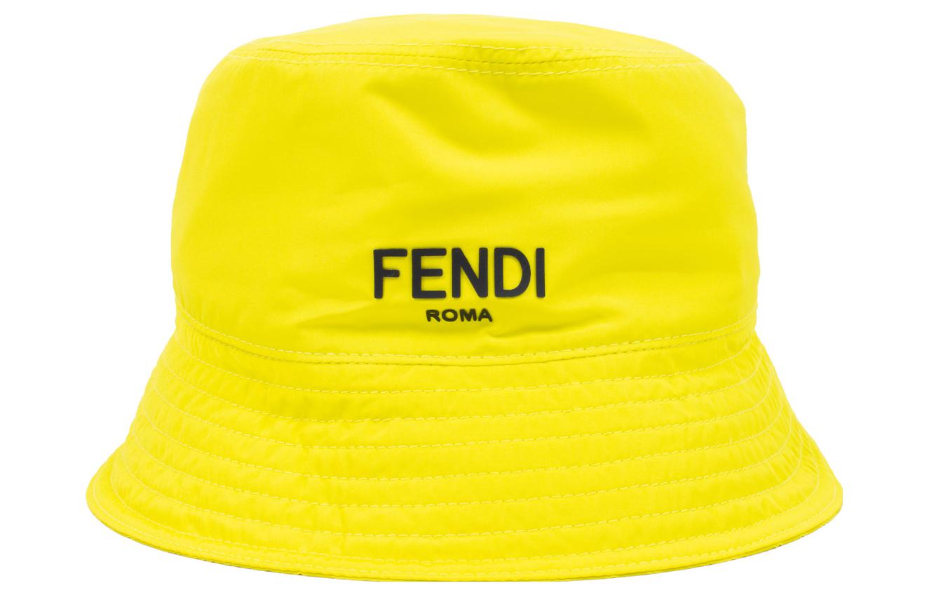 

FENDI Детская кепка-ведро с логотипом, Yellow