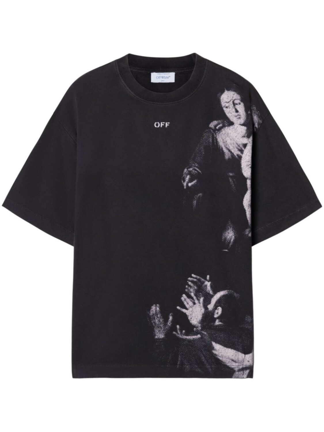 

Off-White футболка Blurred Mary, черный