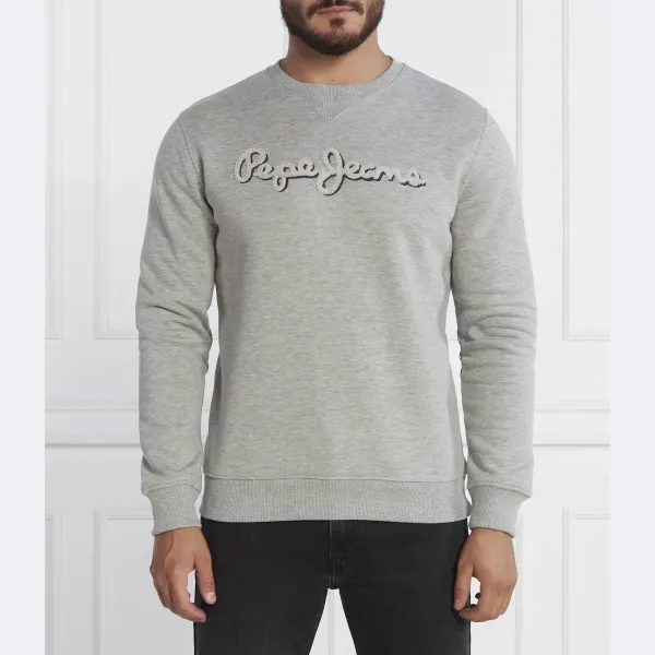 

Толстовка обычного кроя Ryan Crew Pepe Jeans London, серый