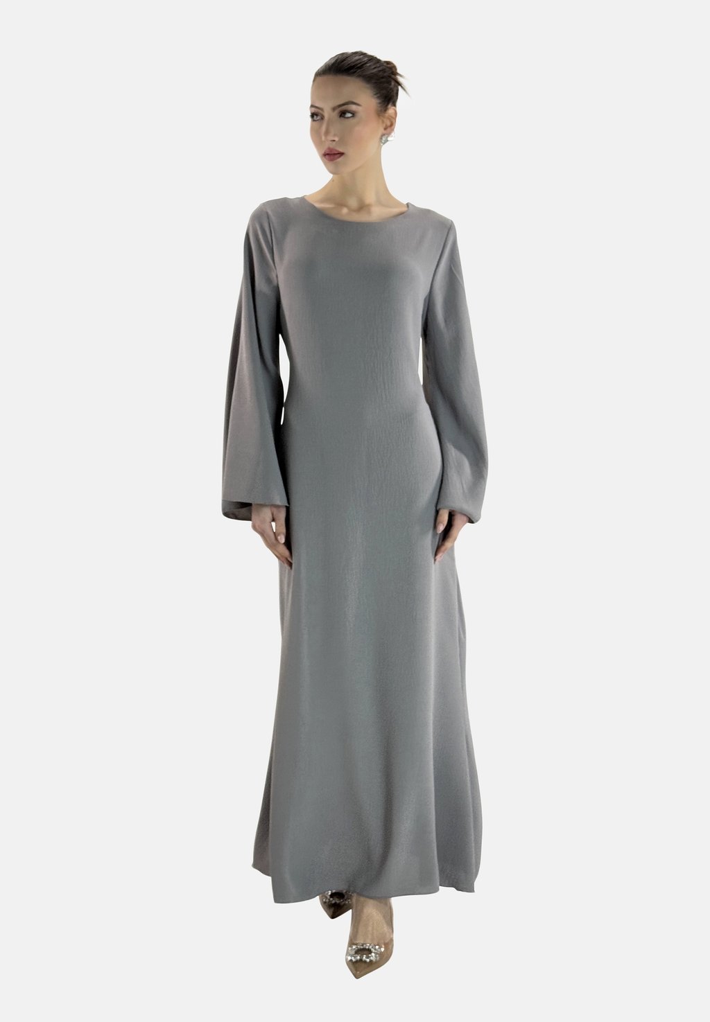 

Платье макси ABAYA Elara, серый