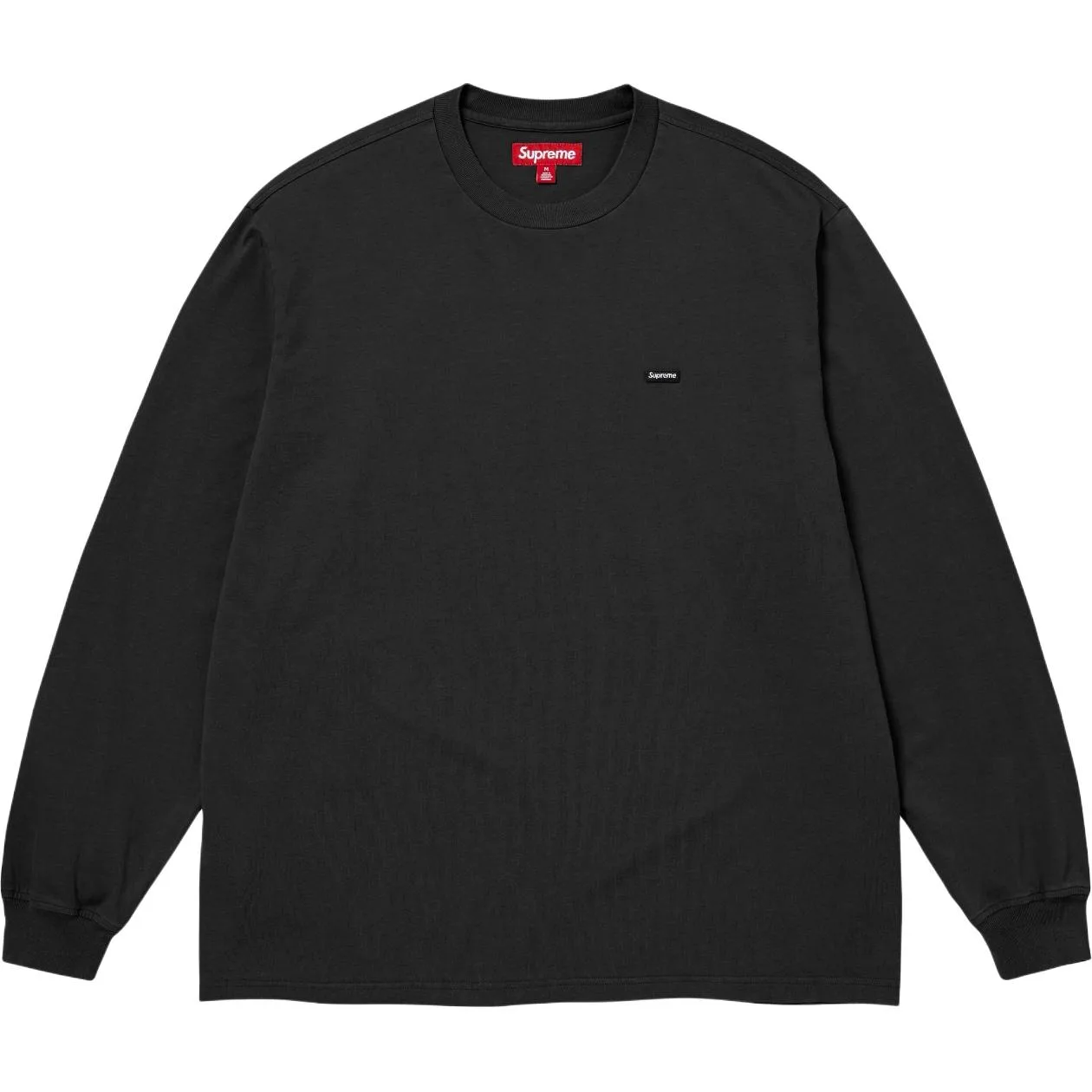 Футболка с длинным рукавом SS26 WEEK1 Small Box Unisex Supreme, черный