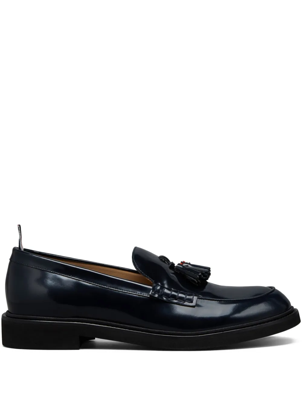 

Кожаные лоферы THOM BROWNE, синий