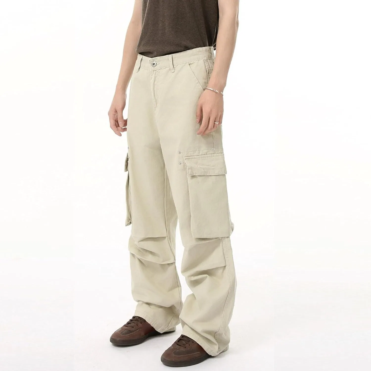 Джинсы свободные, Casual, Light Apricot 3 — фото 2