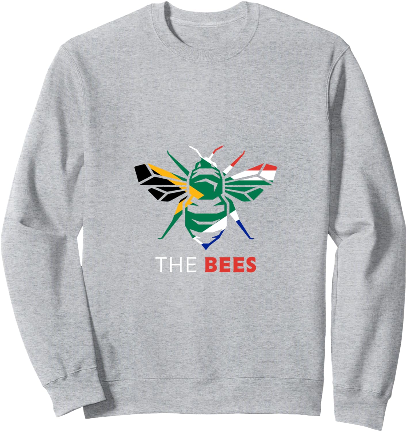 

Толстовка с изображением флага Южной Африки и пчел футбольного клуба «Брентфорд» Brentford Football Club, серый