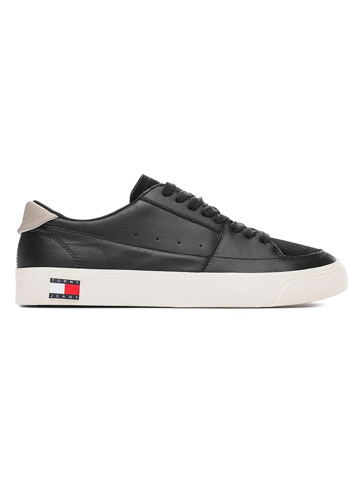 

Низкие кроссовки Tommy Hilfiger Shoes Leder, черный/белый