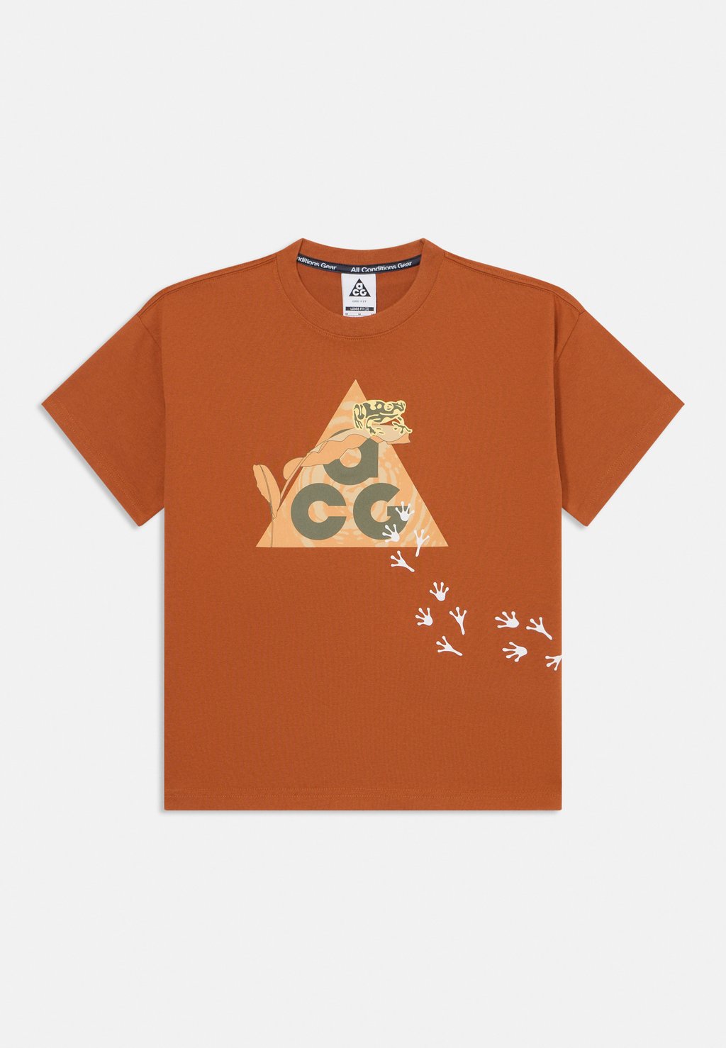 

Футболка с принтом TEE UNISEX Nike ACG, коричневый
