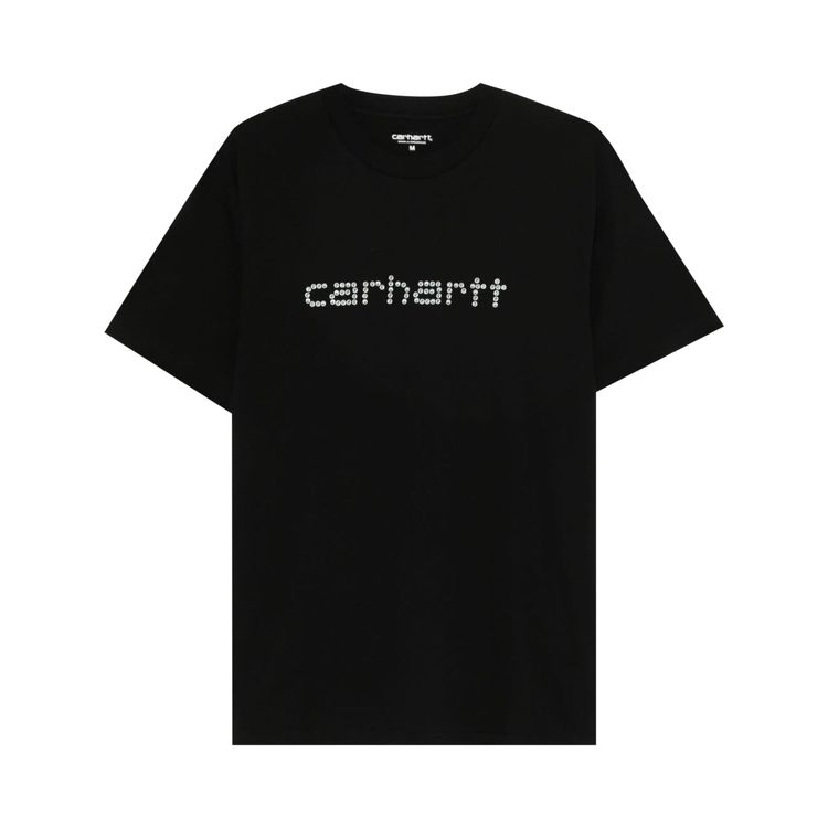 

Футболка Carhartt WIP Short-Sleeve Rivet Script T-Shirt 'Black', черный