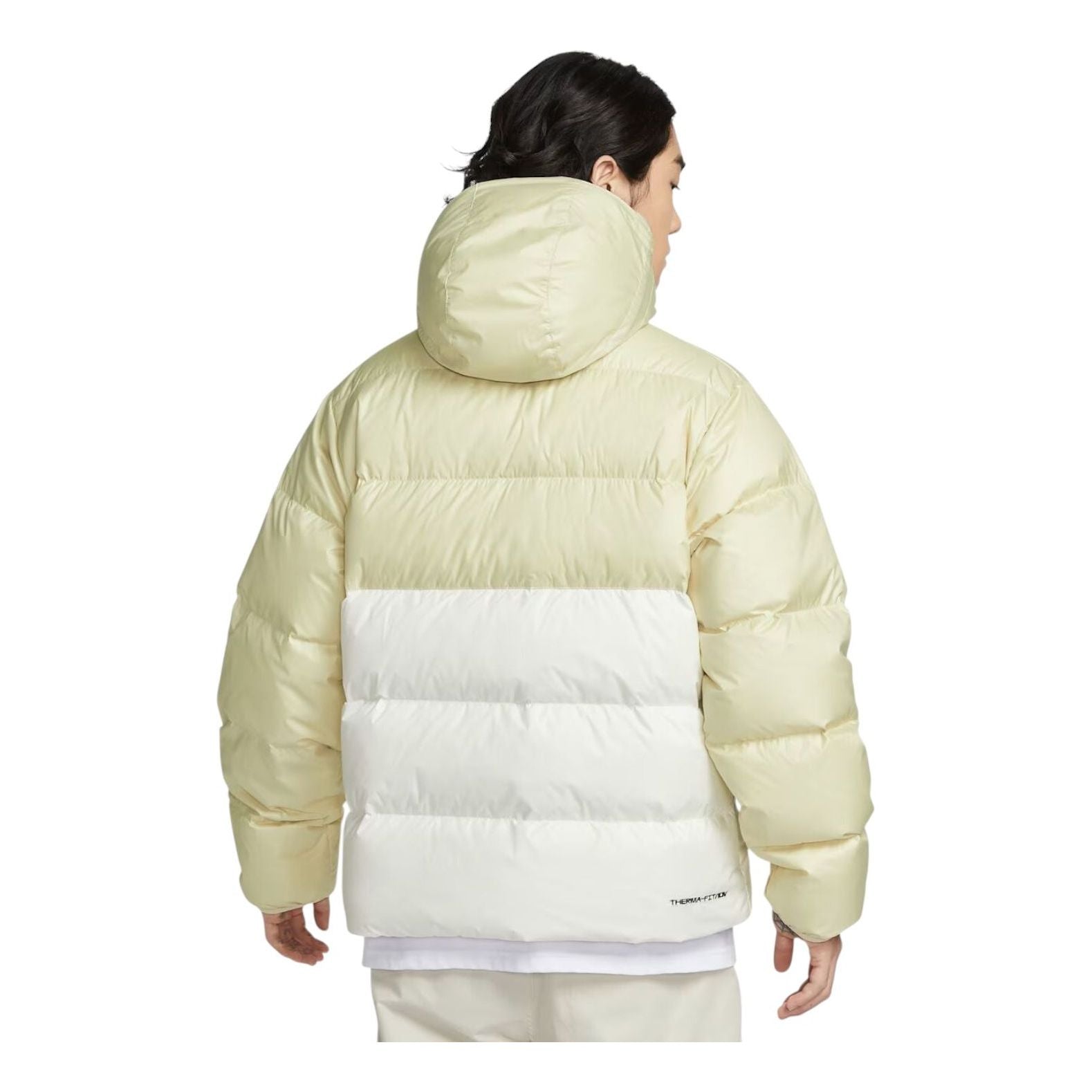 Куртка Nike Windrunner Down Jacket 'Light Khaki Sail White' — фото 3