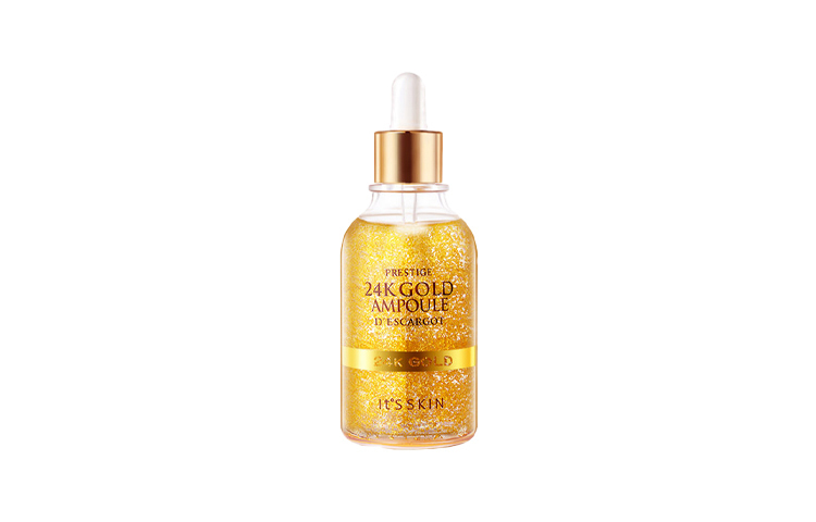 

It'S SKIN Сыворотка YISI Crystal Snail 24K Gold Ampoule увлажняющая, питающая и гидратирующая 100 мл