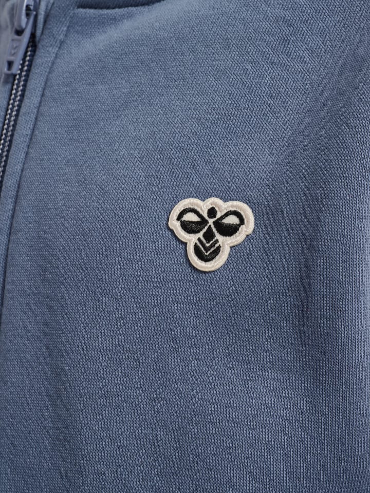 Толстовка Hummel Zip-Up Hoodie Hmljr Loose Kids в цвете FLINT STONE Hummel — фото 3