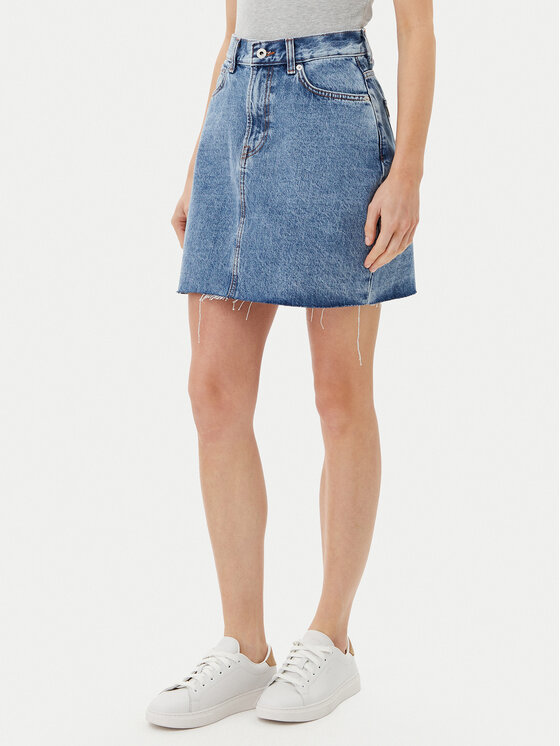 

Джинсовая юбка обычного кроя PL901124 Pepe Jeans, синий