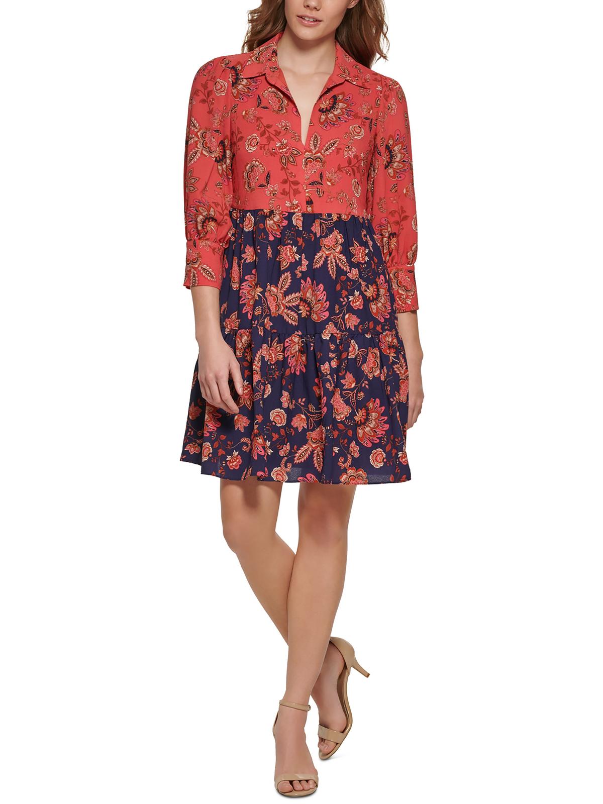 

Женское мини-платье из полиэстера Vince Camuto, розовый