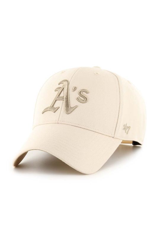 

Бейсбольная кепка MLB Oakland Athletics 47 brand, бежевый