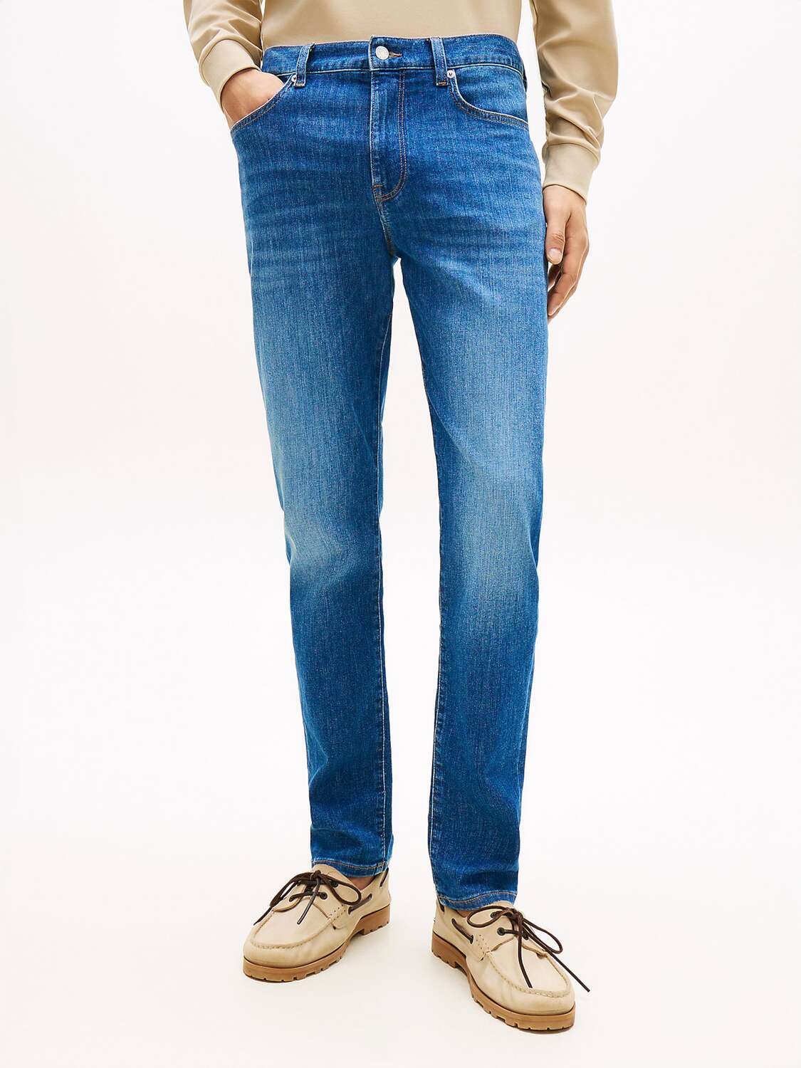TOMMY HILFIGER Джинсы Slim fit в синем дениме — фото 2